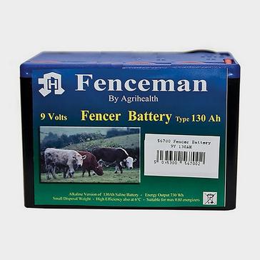 Black Fenceman Battery 9V 130ah