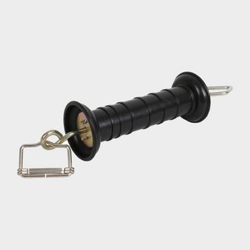 Black Fenceman Gate Handle with 40mm Tape Connector