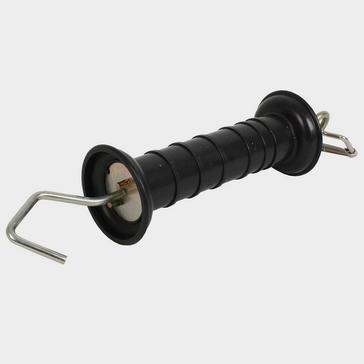 Black Fenceman Gate Handle with 40mm Tape Connector