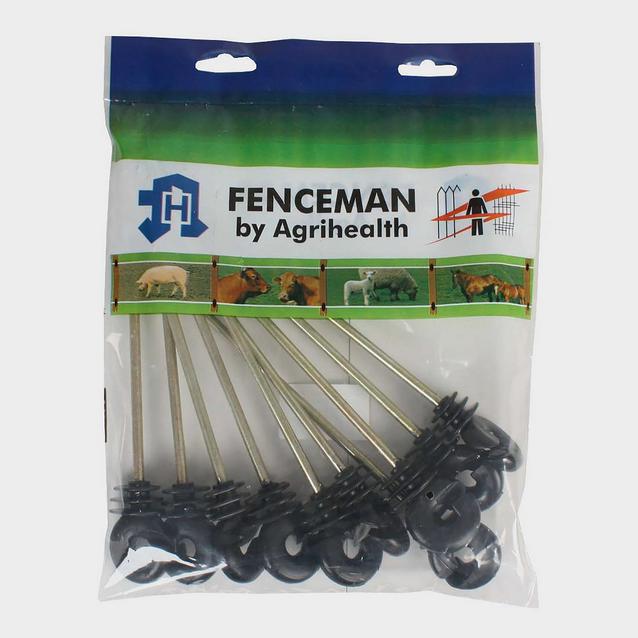  Agrihealth Fenceman Insulator Long Tape and Rope 10 Pack 20mm image 1
