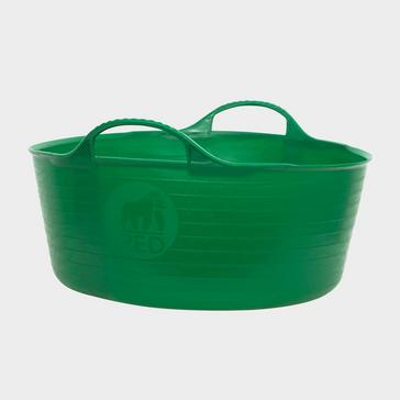 Green TubTrugs Flexible Shallow Bucket Green