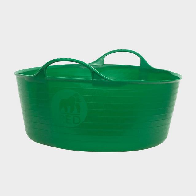 Green TubTrugs Flexible Shallow Bucket Green image 1