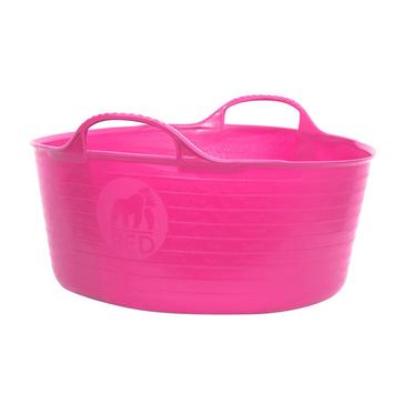 Pink Gorilla Tubs Flexible Shallow Bucket Soft Pink