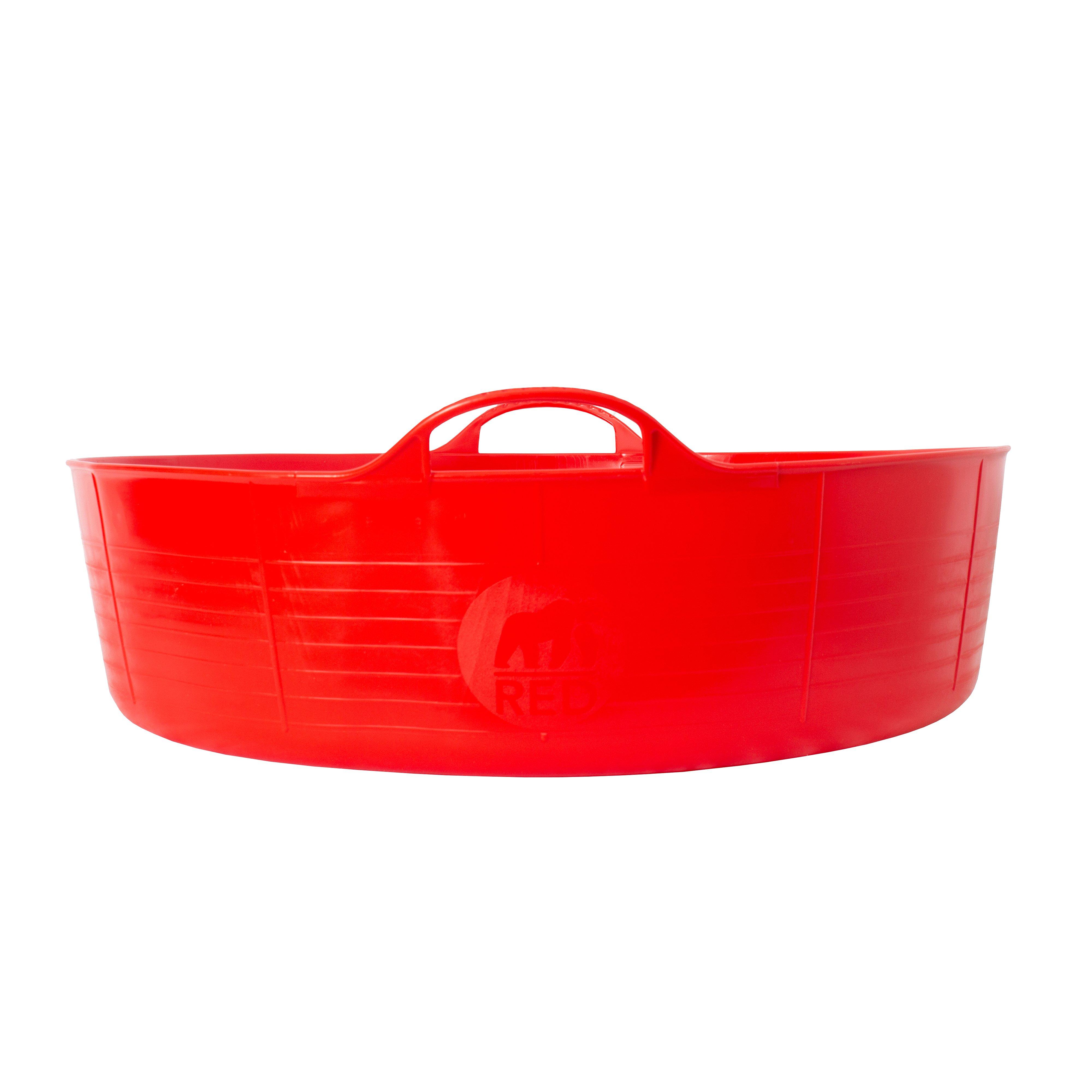 Flexible Shallow Bucket Red