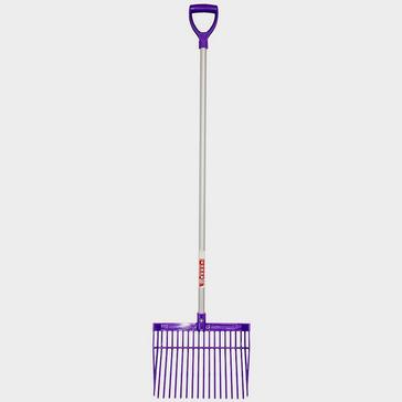 Purple Red Gorilla PC D-Handle Bedding Fork Purple