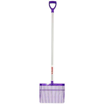 Purple Red Gorilla PC D-Handle Bedding Fork Purple
