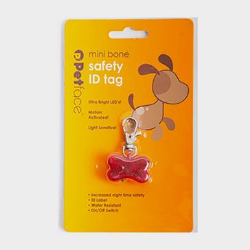 Red Petface Outdoor Paws Bone ID Safety Tag