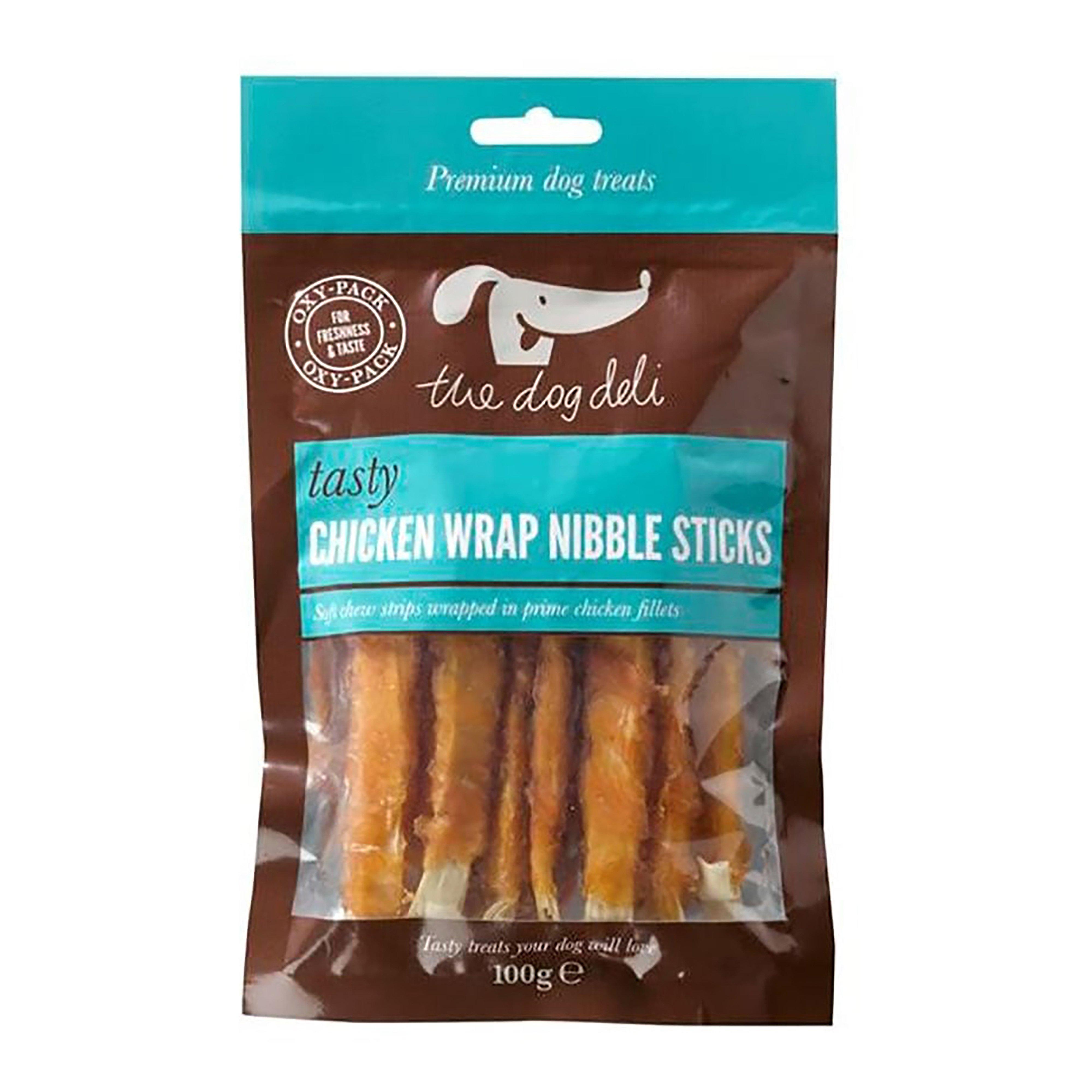 Petface Dog Deli Chicken Wrap Nibble Sticks 100g