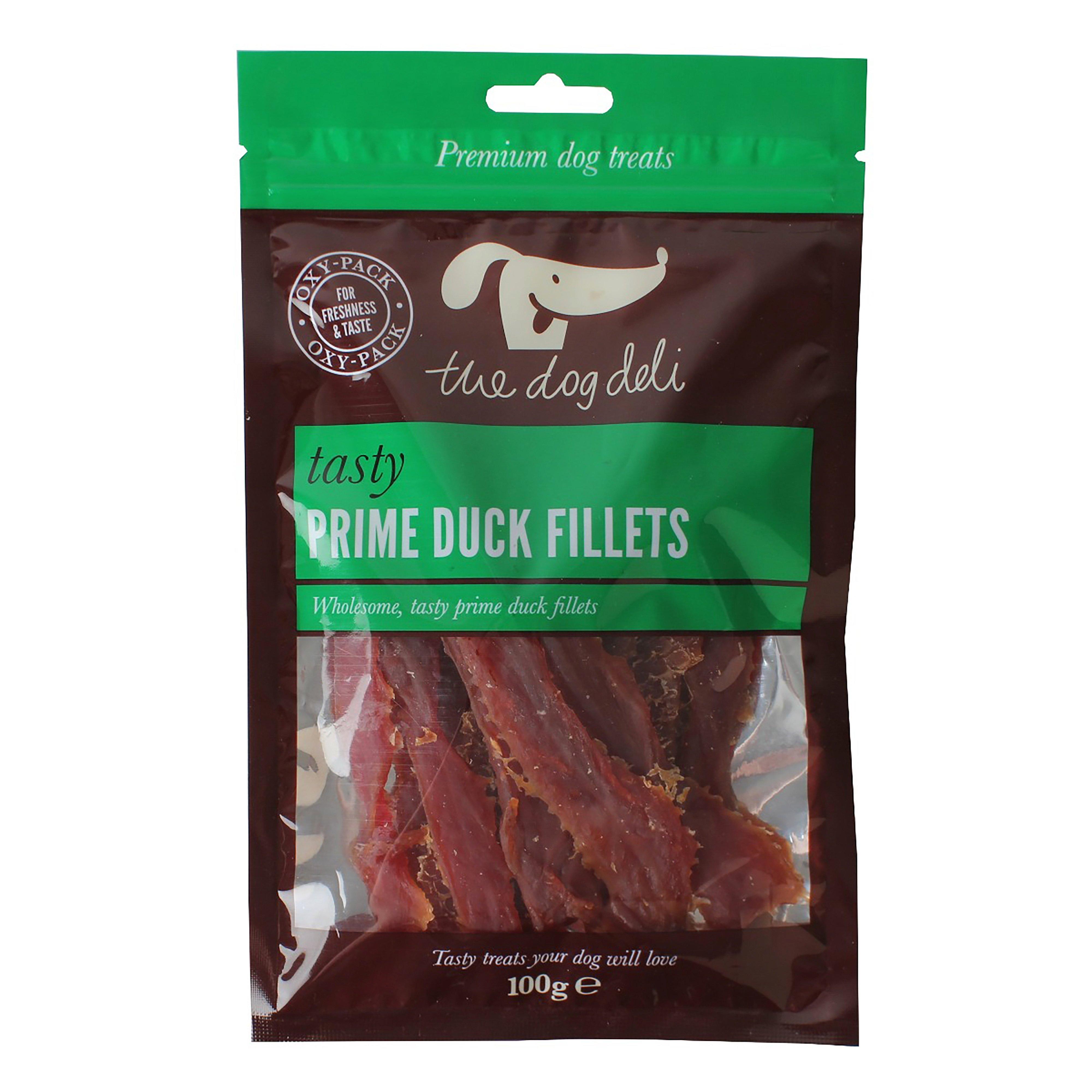 Petface Dog Deli Prime Duck Fillets 100g