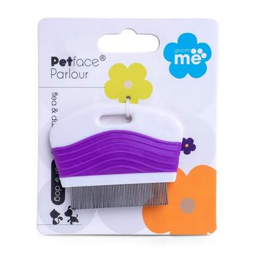 Clear Petface Flea and Dust Comb