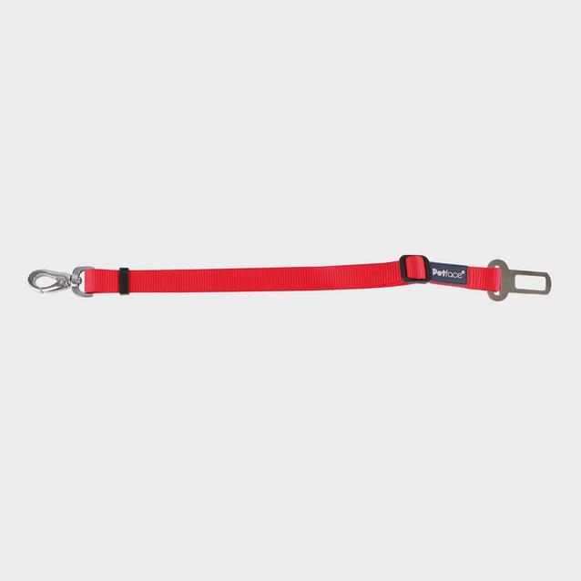 Red Petface Outdoor Car Seat Belt Red   image 1