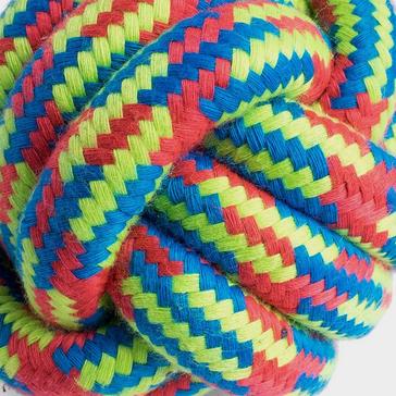 Multi Petface Toyz Woven Rope Ball 