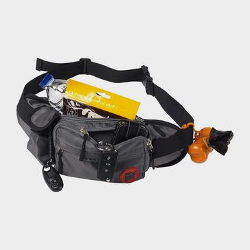 Grey Petface Dog Walk Bum Bag