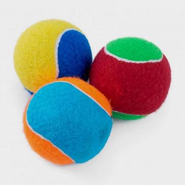 Multi Petface Squeaky Tennis Ball