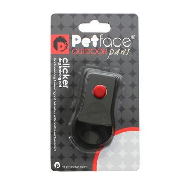 Grey Petface Clicker Dog Training Aid