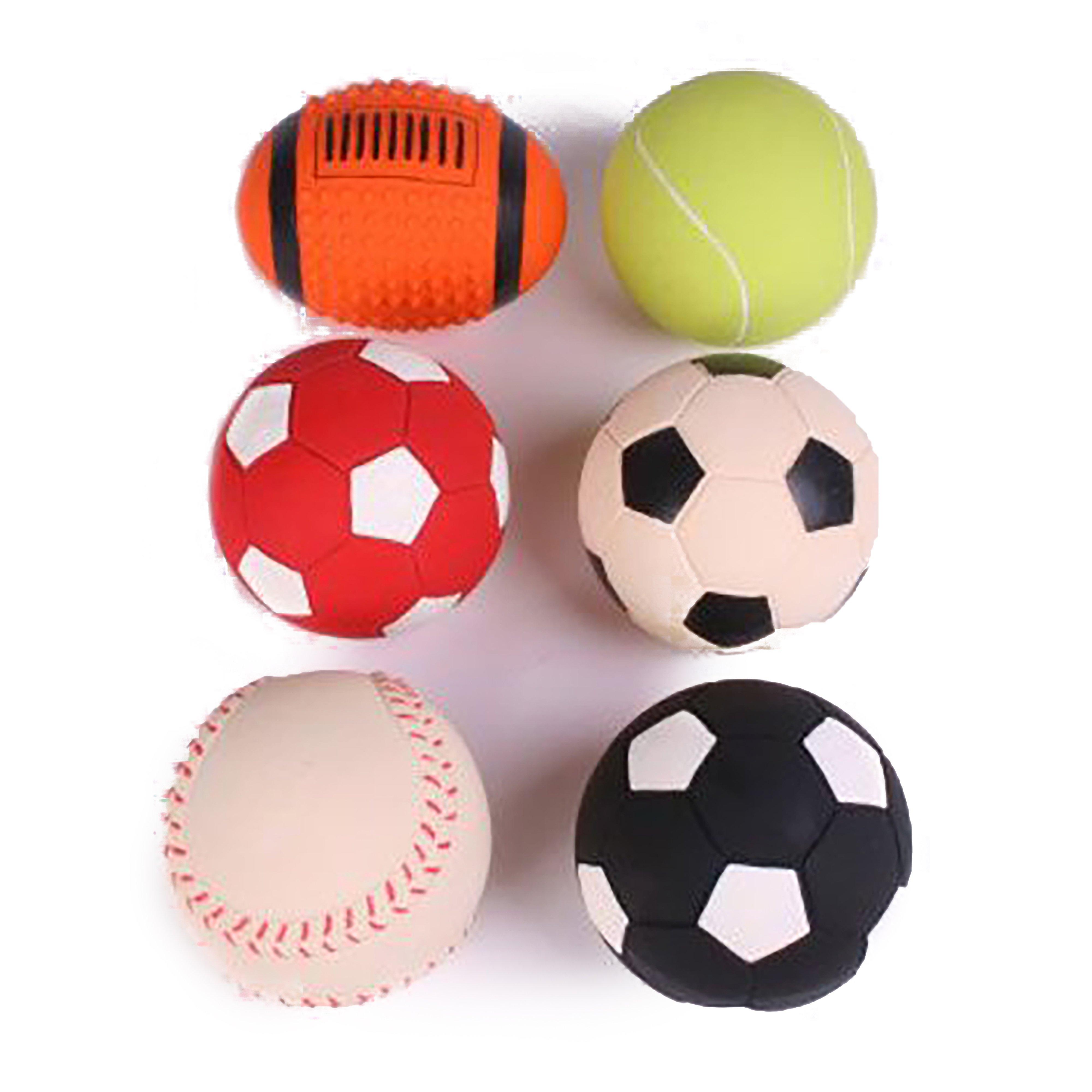 Petface Assorted Latex Balls Assorted Buy from Naylors on The UK