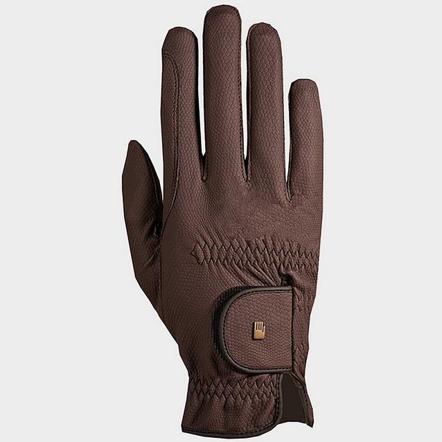 Brown Roeckl Roeck-Grip Chester Riding Gloves Mocha image 1