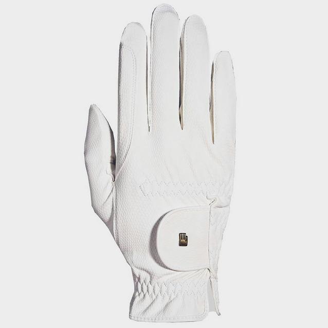 White Roeckl Roeck-Grip Chester Riding Gloves White image 1