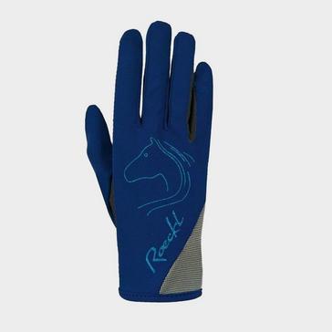 Blue Roeckl Kids Tryon Gloves Navy