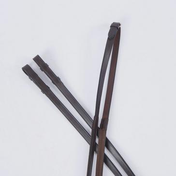Brown Collegiate One Sided Rubber Reins Brown
