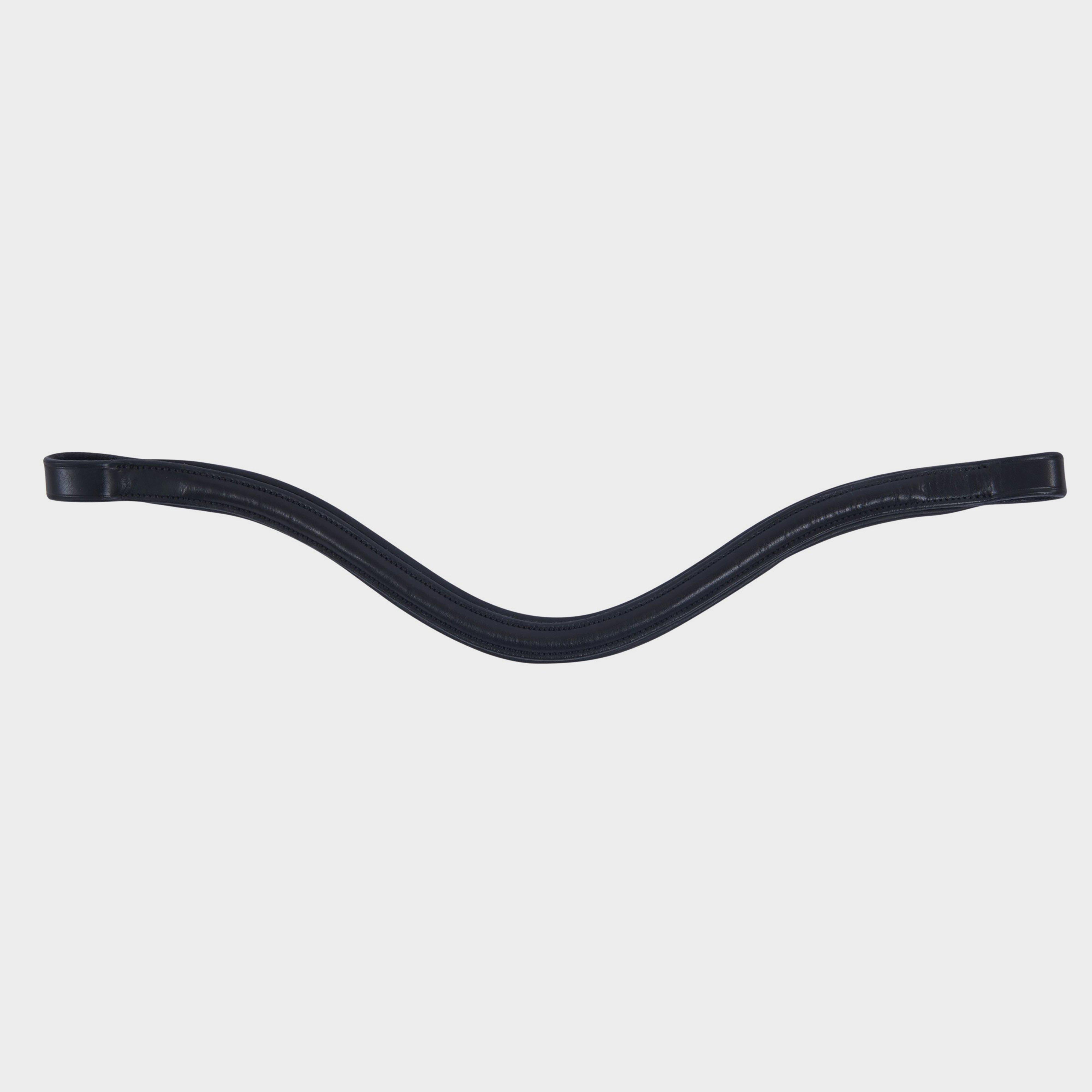 Curved Raised Browband Black New