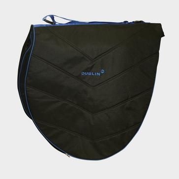 Black Dublin Imperial Saddle Bag Black/Blue 
