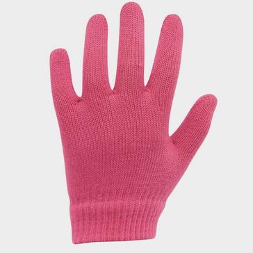 Pink Dublin Childs Magic Pimple Riding Gloves Pink