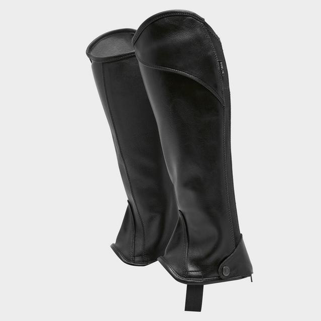 Dublin Childs Stretch Fit Half Chaps Black | GO Outdoors