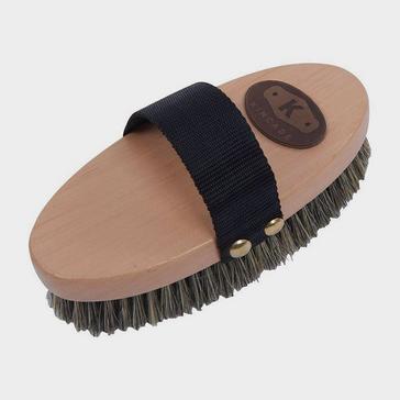 Beige Kincade Wooden Deluxe Body Brush