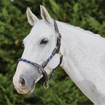 Blue Kincade Leather Headcollar Navy