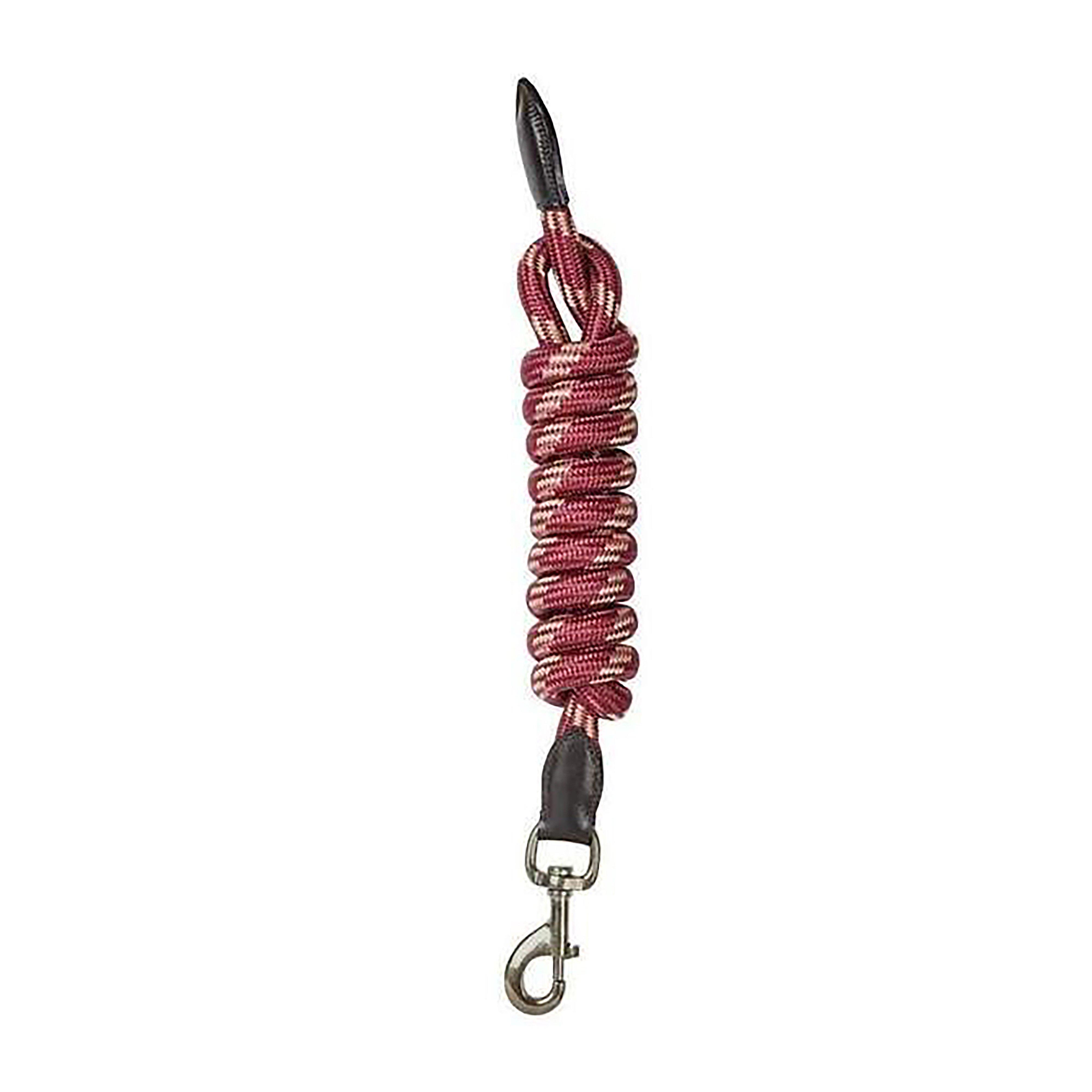 Leather Lead Rope Burgundy