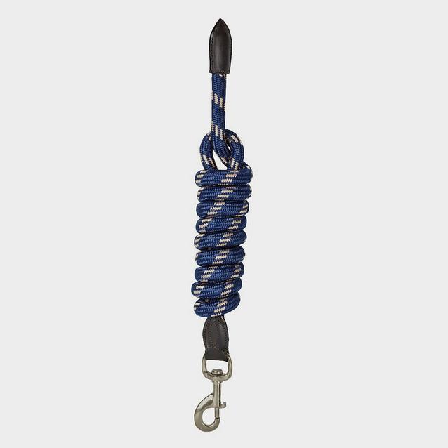 Blue Kincade Leather Lead Rope Navy image 1
