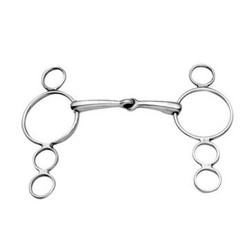MULTI Korsteel French Link Dutch Gag 3 Ring
