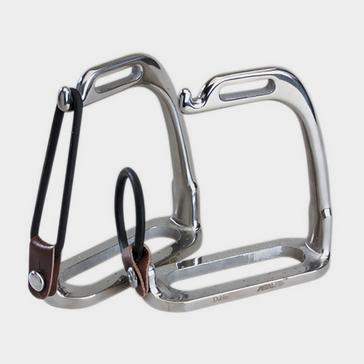 Silver Korsteel Peacock Safety Stirrup Irons