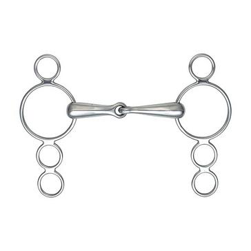 Silver Korsteel 3 Ring Dutch Gag