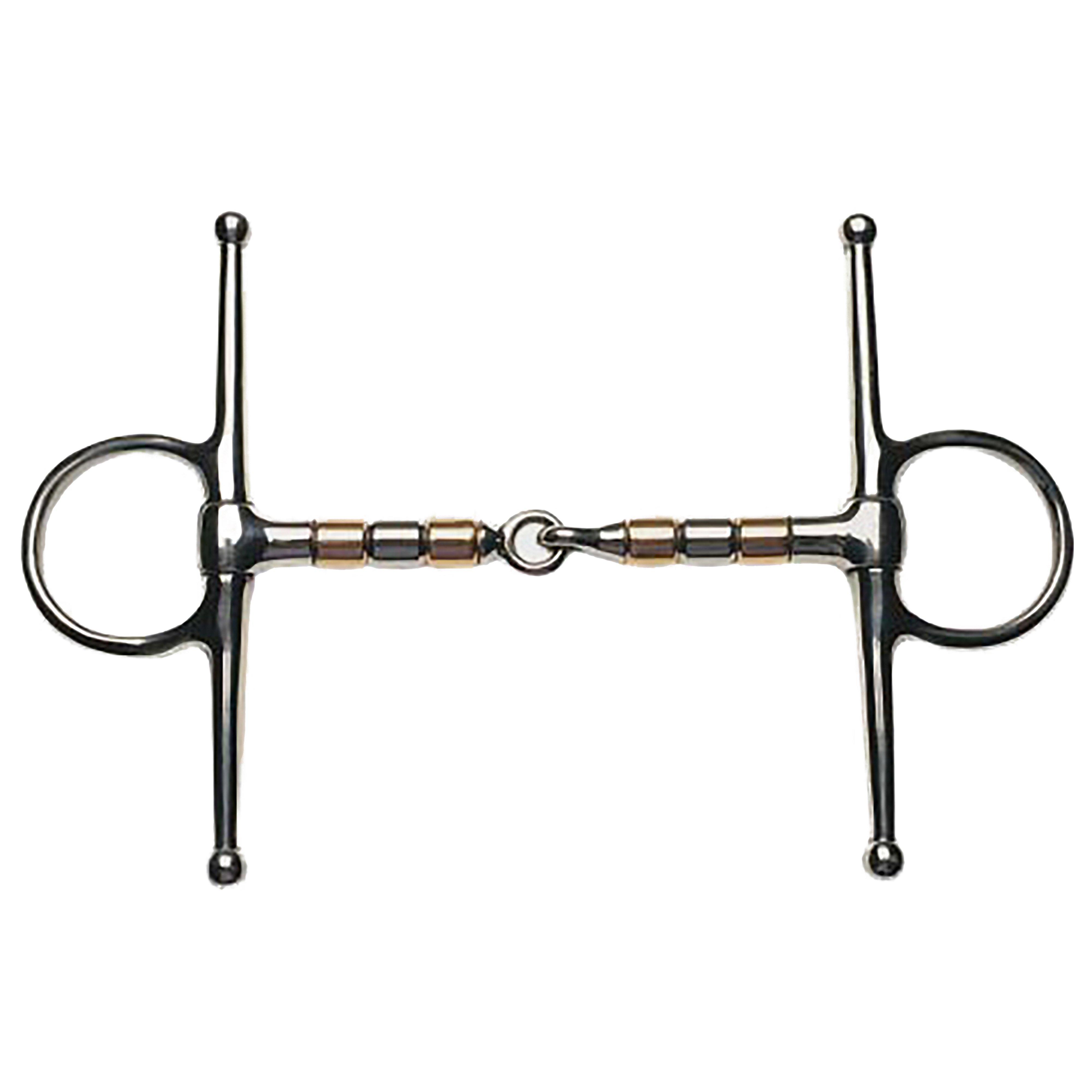 Full Cheek Snaffle With Copper Rollers
