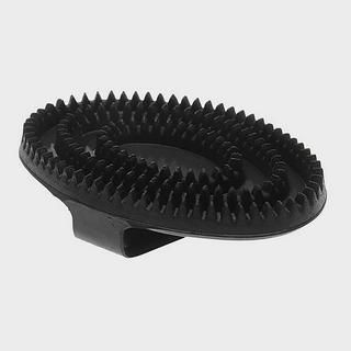 Large Rubber Curry Comb Black