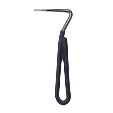 Black Roma Vinyl Handled Hoof Pick Black