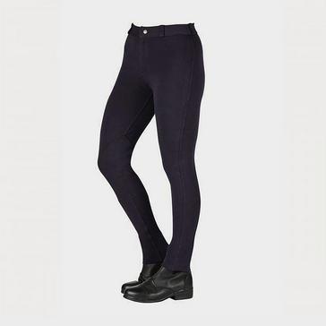 Black Saxon Childs Warm Up II Jodhpurs Black