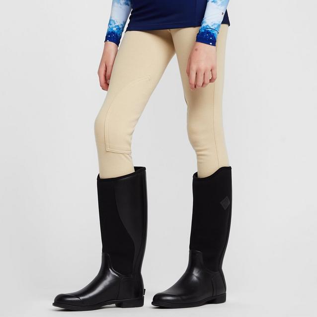 The Riding Saxons Girl Saxon Equileather Equestrian Half Chaps Leather