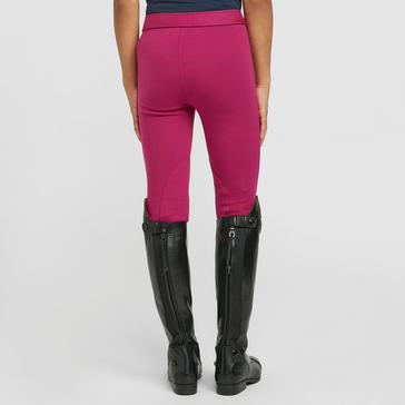 Pink Saxon Childs Warm Up II Jodhpurs Fuschia