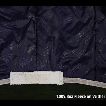 Red WeatherBeeta ComFITec Classic Standard Neck 0g Lite Turnout Rug Red/Silver