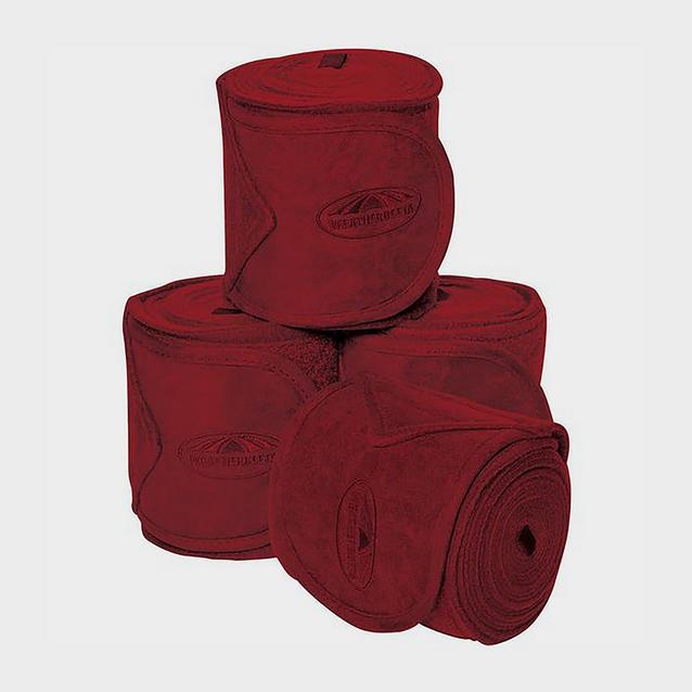 Red WeatherBeeta Prime Fleece Bandages Maroon  image 1