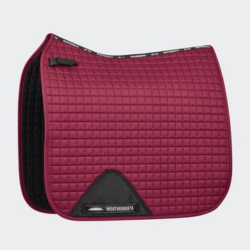 Red WeatherBeeta Prime Dressage Saddle Pad Maroon
