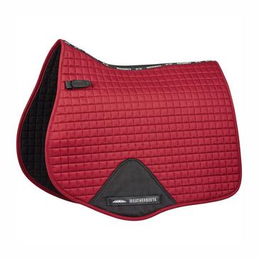 Red WeatherBeeta Prime All Purpose Saddle Pad Maroon
