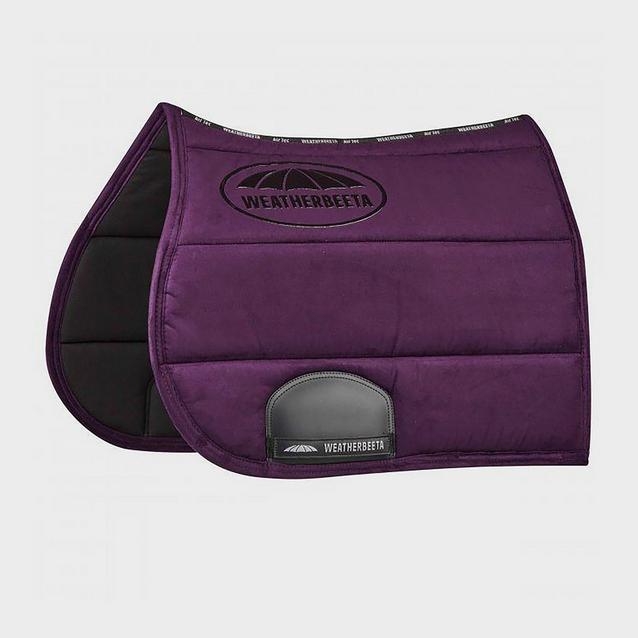 Purple WeatherBeeta Elite Dressage Saddle Pad Purple Penant image 1