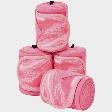 Pink WeatherBeeta Marble Fleece Bandages Pink Swirl Marble Print