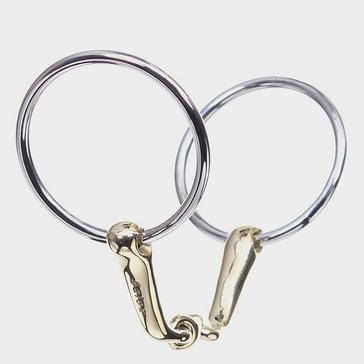 Gold Neue Schule Verbindend Bradoon Loose Ring 12mm Mouth 55mm Ring