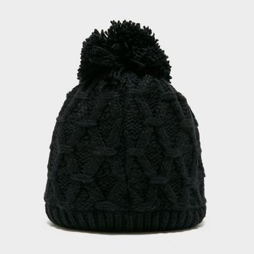 Black The Edge Women's Sapphire Bobble Hat