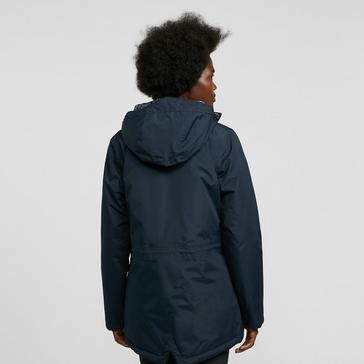  Regatta Womens Brigida Waterproof Insulated Jacket Navy Check
